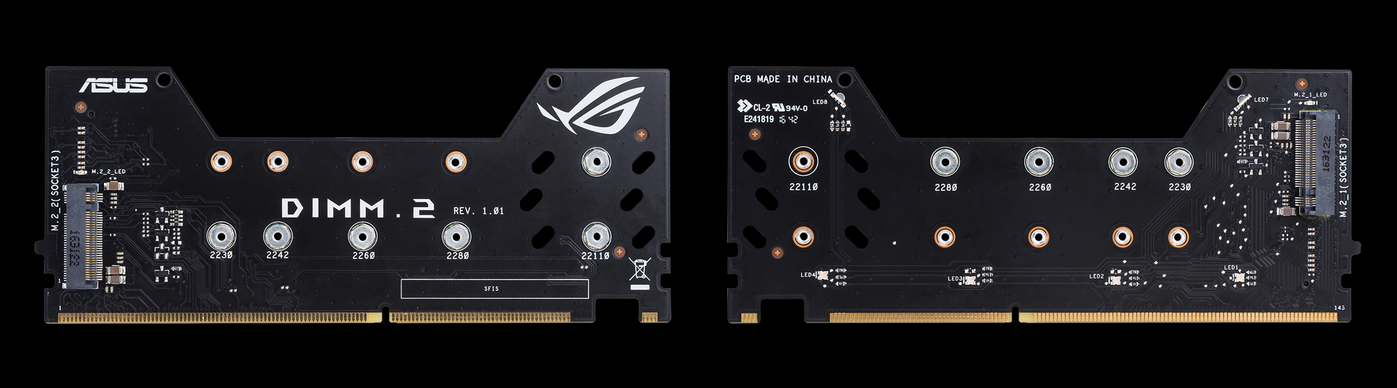 DIMM2 arrière et avant